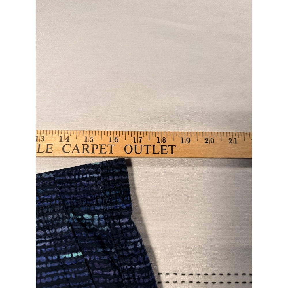 Calvin Klein Mens Navy Blue Dotted Stripe Flat Front Shorts Size 34 Casual Summe - Picture 4 of 6